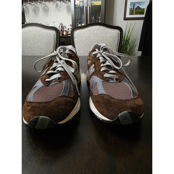 New Balance 991 V2 Made In England Pinecone Brown Sneakers Size US 7.5 EUR 40.5 main image 4